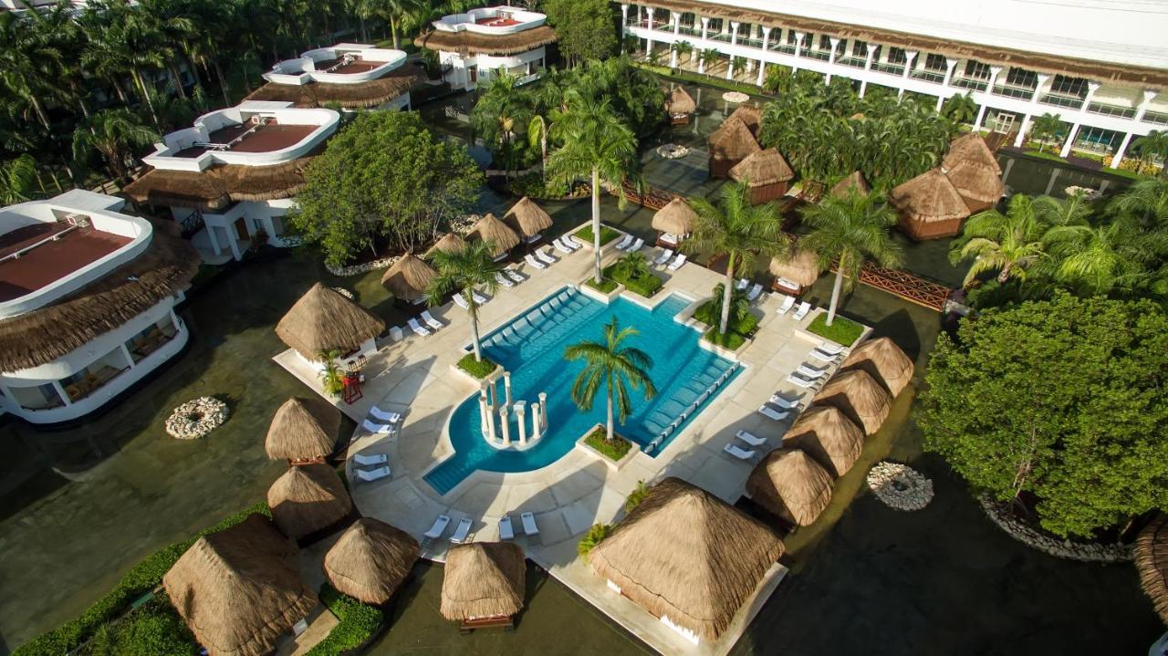Grand Sunset Princess بلايا ديل كارمن المظهر الخارجي الصورة Aerial view of the resort